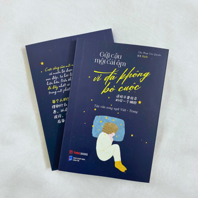 Combo 2 cuốn sách song ngữ Việt - Trung Gửi Cậu Một Cái Ôm Vì Đã Không Bỏ Cuộc + Chưa kịp lớn đã phải trưởng thành 2
