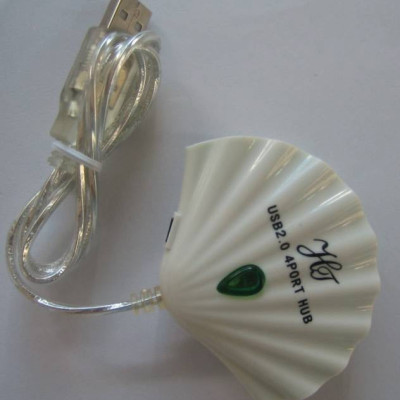 Hub 4 Cổng USB 2.0 Chuyên Dùng Cho Máy Tính. USB Mother of Pearl 4-Port Hub (Màu Sắc, Kiểu Dáng Giao Ngâu Nhiên) - Hàng Chính Hãng