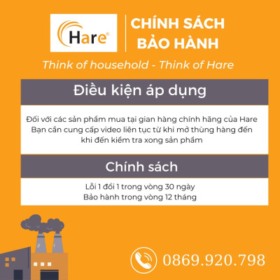 Nồi lẩu điện đa năng mini HR-MF1503 (1.5L) - hàng chính hãng thương hiệu Hare - bảo hành 12 tháng