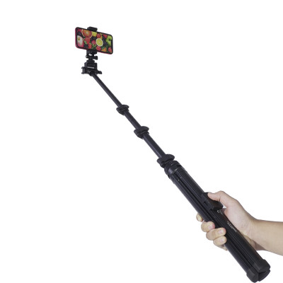 Gậy chụp ảnh điện thoại Yunteng VCT 91666L - Phụ kiện tích hợp tripod và cằm tay selfie nhỏ gọn tiện lợi - hàng chính hãng
