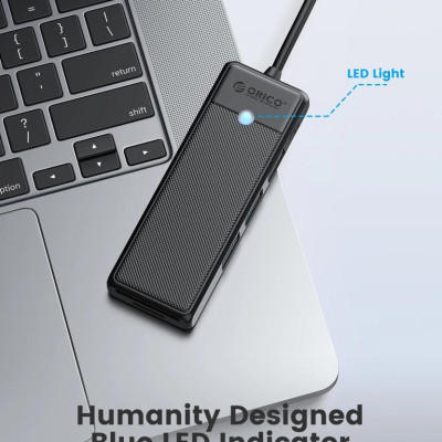 Bộ Chuyển Đổi HUB 1 USB ra 3 cổng USB 3.0 5Gps/ TF/SD 3.0*1 5Gbps PAPW3AT-U3-015 Orico - Hàng Chính Hãng