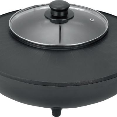 Bếp Lẩu, Nướng Điện 2 Trong 1 Đa Năng Phong Cách Hàn Quốc - Hàng Chính Hãng