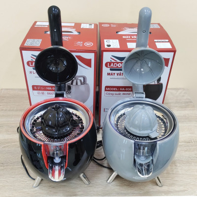 Máy vắt cam công suất lớn Ladomax - Công suất 860W - moto đồng - có linh kiện thay - Màu đen - Hàng chính hãng