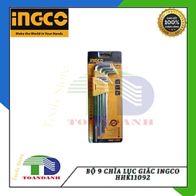 Bộ 9 chìa lục giác Ingco HHK11092