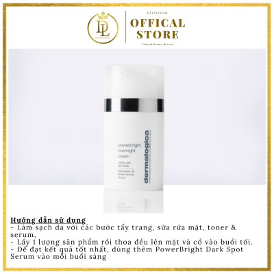 Kem dưỡng ban đêm giúp phục hồi độ ẩm và độ sáng cho da lão hóa Dermalogica Power Bright Overnight Cream 50ml