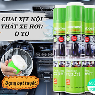 Chai xịt tẩy rửa đa năng Handboss – Dạng bọt tiện lợi, làm sạch mọi bề mặt 650ml-Hàng nhập khẩu