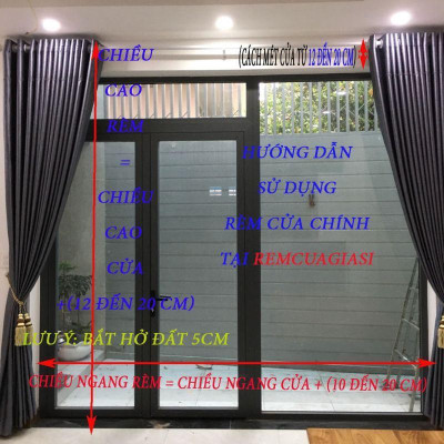 Rèm cửa giá rẻ-Chống nắng tốt-Nhiều màu,kích thước