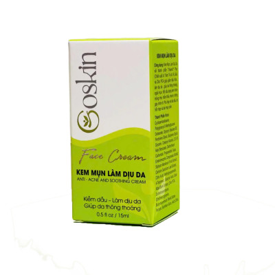 Kem Mụn Làm Dịu Da 15ml Goskin