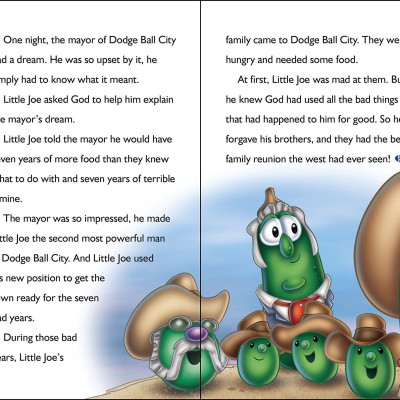 Sách - VeggieTales Bible Storybook : With Scripture from the NIrV by Cindy Kenney (US edition, hardcover)