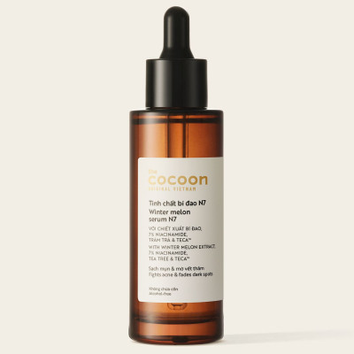 Tinh chất bí đao 7% Niacinamide giúp giảm mụn, mờ vết thâm Cocoon 70ml