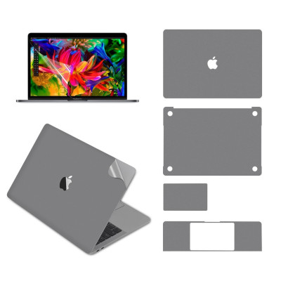 Bộ dán Full Body JCPAL 5in1 cho Macbook - Space Grey (màu Xám) - Hàng Chính Hãng