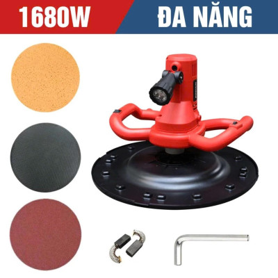 Máy trát tường xoa vữa, đánh bóng xoa hồ BOSHUN cao cấp công xuất lớn 1680W - khấy sơn máy trà nhám