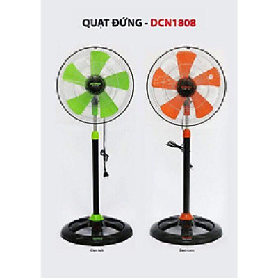 Quạt đứng 4.5 tấc lồng mạ crom SENKO DCN1808 - Hàng chính hãng