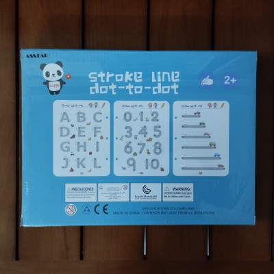 Đồ Chơi Trẻ Em, Học Liệu Montessori, Sách Viết Xoá Được 64 Trang Tặng Kèm 6 Bút, Asstar Đồ Chơi Giáo Dục Cho Bé