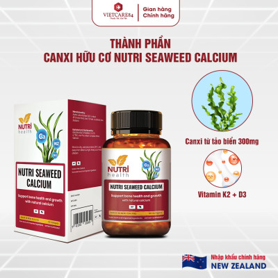 COMBO TIỀN MÃN KINH: Viên Nội Tiết Hyper Evening Primrose Oil 60 Viên+ Canxi Hữu Cơ Nutri Seaweed Calcium 60 Viên