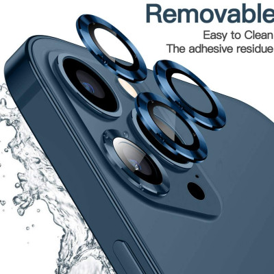 Bộ miếng dán kính cường lực Camera dành cho iPhone 13 Pro / 13 Pro Max hiệu HOTCASE Kuzoom Lens Ring mang lại khả năng chụp hình sắc nét full HD - Hàng nhập khẩu