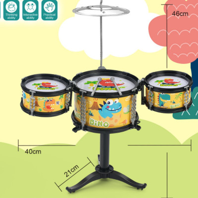 Bộ Đồ Chơi Trống Jazz 3 Trống Giúp Bé Cảm Thụ Âm Nhạc Sớm