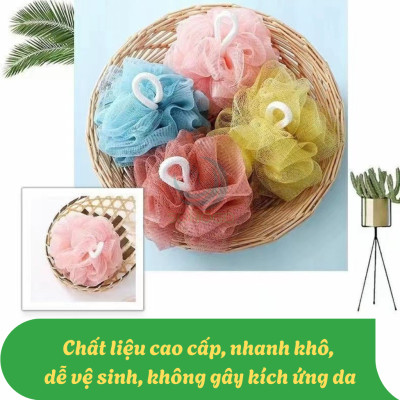 Bộ Găng Tẩy Da Chết + Dây Kỳ Lưng + Bông Tắm Bộ Chăm Sóc Da Body Chuyên Sâu Combo Tắm Sạch - Da Mịn 3 Trong 1