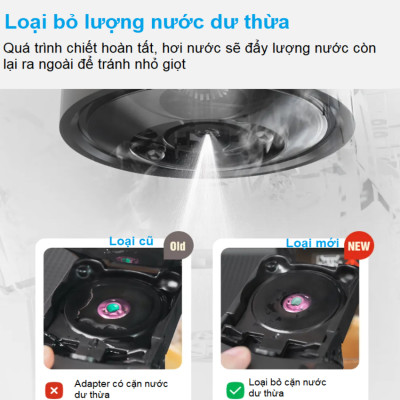 Máy pha cà phê 6 trong 1, Espresso, Viên Nén Nespresso, Nescafe Dolcegusto, Kcup, Túi ESE POD và Trà thương hiệu Mỹ HiBREW H1B - Hàng Chính Hãng