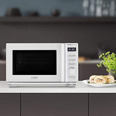 LÒ VI SÓNG ĐẾ GỐM ko cần đĩa xoay CASO MG20 Cube CERAMIC 20 lít Hàng chính hãng