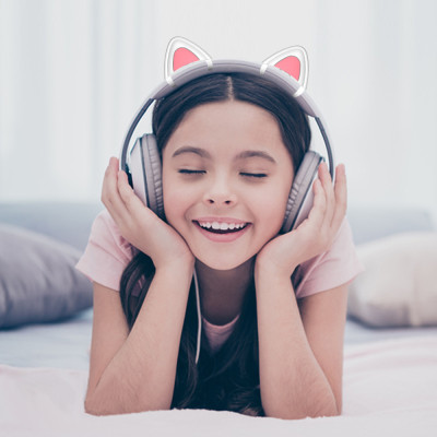 Ốp Tai Mèo Cute Trang Trí cho Tai Nghe Airpods Max / Tai Nghe Sony / JBL / ATH / B&O / Sennheiser / Beats / HyperX / DareU / Logitech - Hàng Chính Hãng