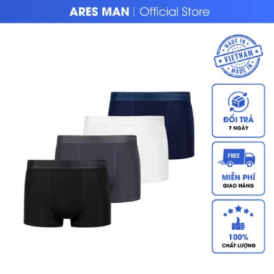 Quần lót nam, quần boxer nam Ares Man chất thun lạnh mềm mịn siêu mát, thấm hút mồ hôi Ares man 2.0
