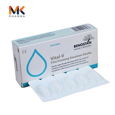 VIÊN ĐẶT HỖ TRỢ P.H.U K.H.O.A VITAL -V FILM FORMING OVULES (H/10V)