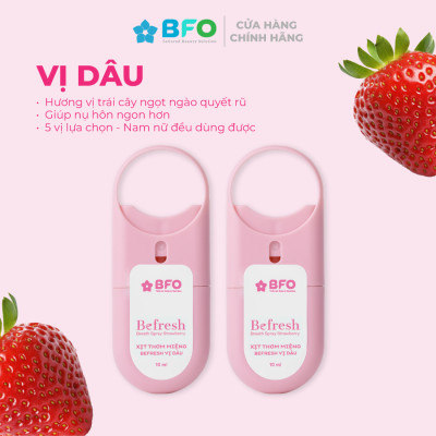 Combo 4 chai xịt thơm miệng Befresh 10ml