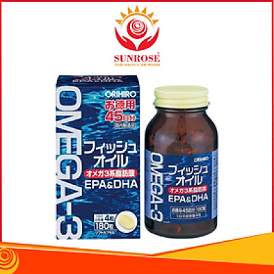 THỰC PHẨM BẢO VỆ SỨC KHỎE DẦU CÁ ORIHIRO (ORIHIRO FISH OIL)