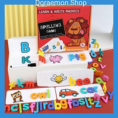 Spelling game - Trò chơi đánh vần ghép từ vựng tiếng Anh (vỏ đỏ)