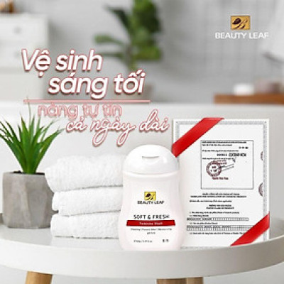 Dung Dịch Vệ Sinh Golden Health Soft & Fresh Feminine Wash Beauty Leaf 150g (PH 5.5), Giúp Ngăn Ngừa Và Hỗ Trợ Giảm Các Bệnh Phụ Khoa, Để Chị Em Phụ Nữ Luôn Thơm Tho Tự Tin Suốt Ngày Dài