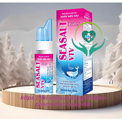 Dung dịch xịt mũi seasalt - Trẻ em, chai 70ml
