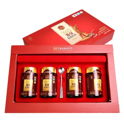 Cao hồng sâm đông trùng hạ thảo 365 Gold Hàn Quốc hộp 4 lọ - Quà tặng thượng hạng cho mọi người
