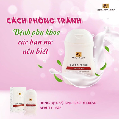 Dung Dịch Vệ Sinh Golden Health Soft & Fresh Feminine Wash Beauty Leaf 150g (PH 5.5), Giúp Ngăn Ngừa Và Hỗ Trợ Giảm Các Bệnh Phụ Khoa, Để Chị Em Phụ Nữ Luôn Thơm Tho Tự Tin Suốt Ngày Dài - PHỤNG BEAUTY