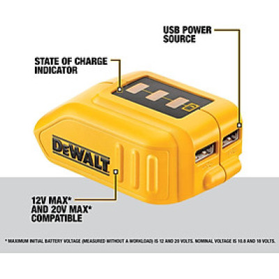 ĐẾ CHUYỂN PIN 12V-18V-20V DEWALT DCB090-KR - HÀNG CHÍNH HÃNG