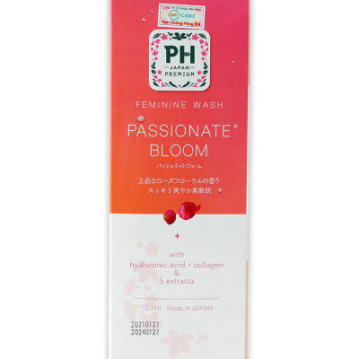 DUNG DỊCH VỆ SINH PHỤ NỮ PH JAPAN PREMIUM - Hương hoa hồng.