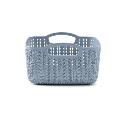 Giỏ nhựa Cobi Home đựng đồ đa năng giả đan hình chữ nhật cao cấp