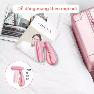 Bàn là, bàn ủi hơi nước cầm tay đứng gấp gọn , bàn là hơi nước cầm tay SOKANY 3060 - 1500W, là nhanh mọi loại vải không lo mỏi tay - HÀNG CHÍNH HÃNG