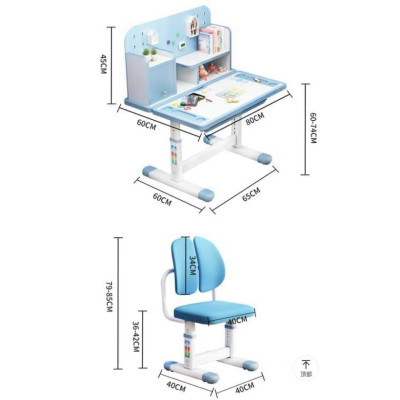 Bộ bàn ghế học sinh chống gù thông minh A16 Juno Sofa KT 60 x 80 cm _mẫu mới 2024