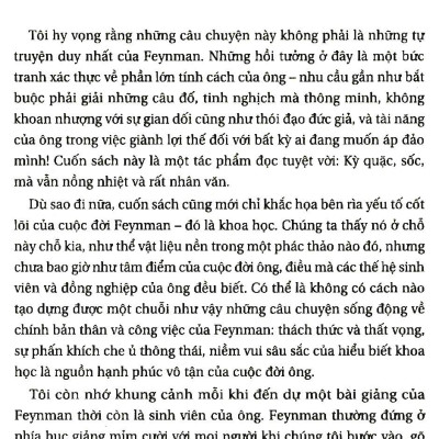 Sách - Khoa Học Khám Phá - Feynman Chuyện Thật Như Đùa (Tái Bản 2024)
