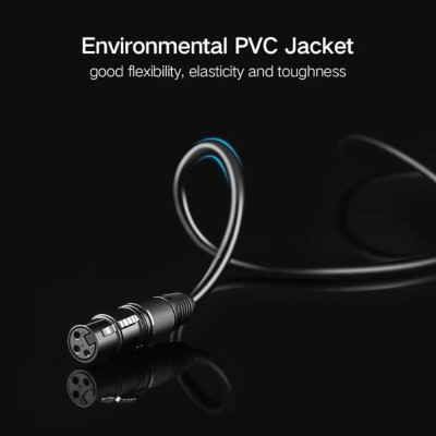 Ugreen UG20717AV131TK 1M màu Đen Cáp âm thanh 6.5mm sang cannon âm - HÀNG CHÍNH HÃNG