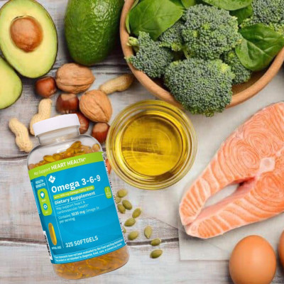 Dầu cá Omega 369 Member’s Mark Supports Heart Health Mỹ tăng sức khỏe cho tim, não, khớp, mắt và cải thiện da khô - QuaTangMe Extaste
