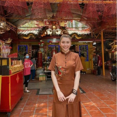 ĐỒ LAM ĐI CHÙA  Tàu Lụa Cao Cấp