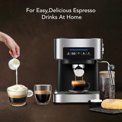 Máy pha cà phê Espresso phiên bản cao cấp thương hiệu BioloMix CM6863 - HÀNG NHẬP KHẨU