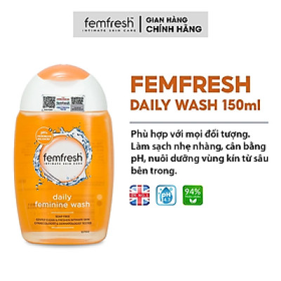 Dung dịch vệ sinh phụ khoa cao cấp Femfresh giúp làm sạch thơm, kháng viêm, kháng khuẩn, phòng viêm nhiễm cho cả nữ và nam - QuaTangMe Extaste