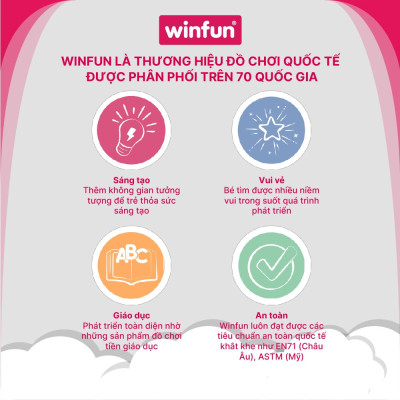 Bộ đồ chơi trống đàn kết hợp có đèn nhạc 2034 hiệu Winfun