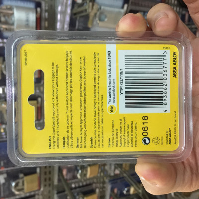 Khóa Bấm Yale YTP1/32/119 - Bạc