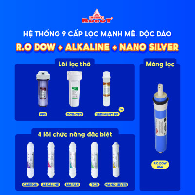 Máy Lọc Nước R.O ROBOT Nước Lợ - Nhiễm Mặn RL-9GN - Hàng chính hãng