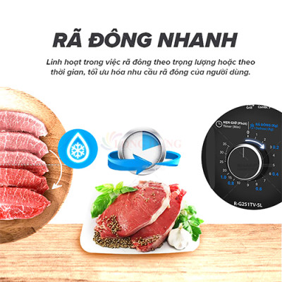 Lò vi sóng Sharp 25 lít R-G251TV-SL - Hàng chính hãng