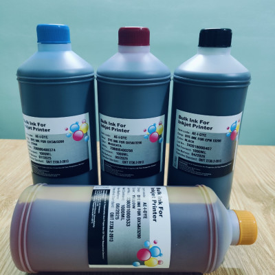Mực nước dye ink màu xanh (C) tương thích Epson Dx5 I3200 loại 1 lít, hàng nhập khẩu.